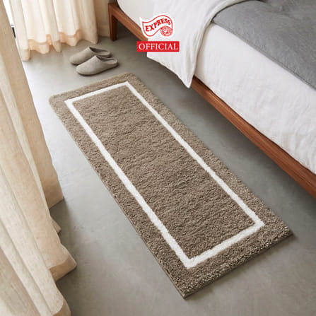 พรมเช็ดเท้ายาว EXPRESS CARPET รุ่น EL2-7 ขนาด50X120 ซม. หนา 20 มม. สีโทป _3